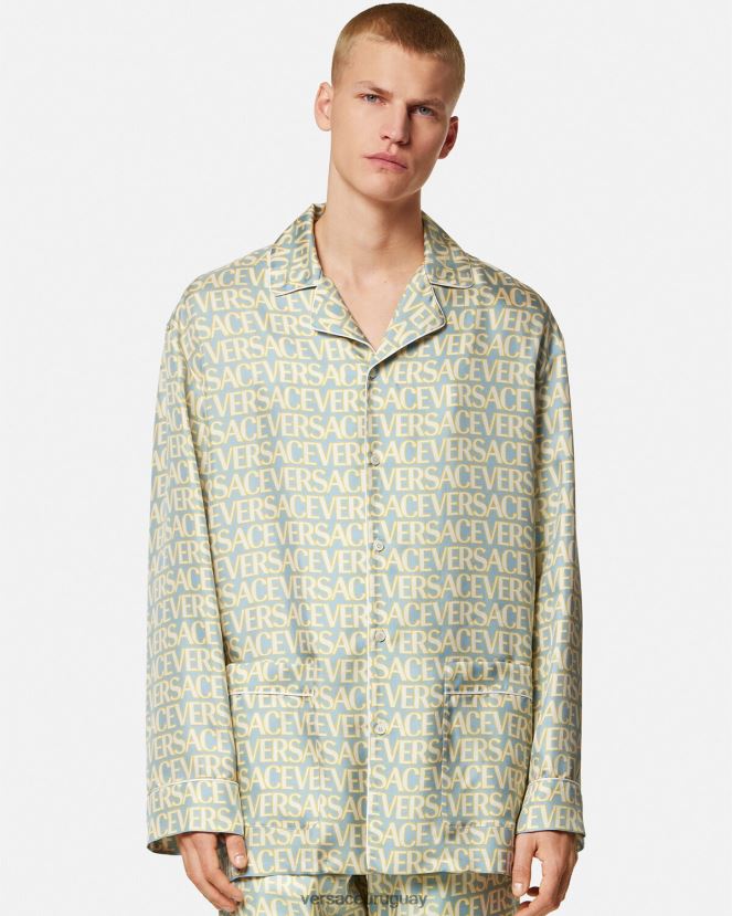 Versace top de pijama integral hombres imprimir ropa interior y ropa de playa H88R0H1729