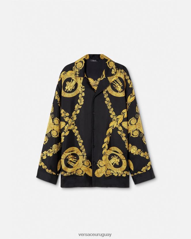 Versace top de pijama maschera barroco hombres imprimir ropa interior y ropa de playa H88R0H1741