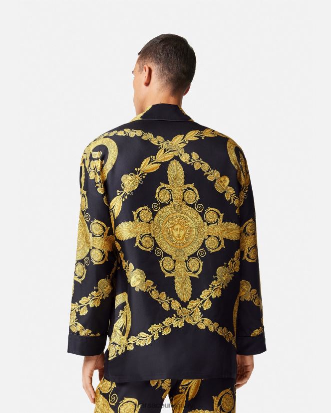 Versace top de pijama maschera barroco hombres imprimir ropa interior y ropa de playa H88R0H1741