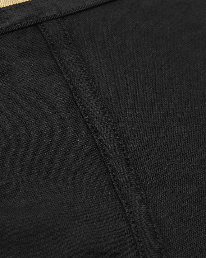 Versace calzoncillos largos con borde de greca hombres negro ropa interior y ropa de playa H88R0H1765