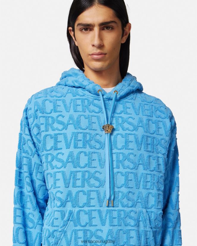 Versace sudadera con capucha y toalla hombres un color ropa H88R0H1412