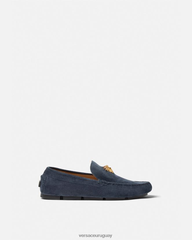 Versace zapatos driver la medusa de gamuza hombres Armada zapato H88R0H1604