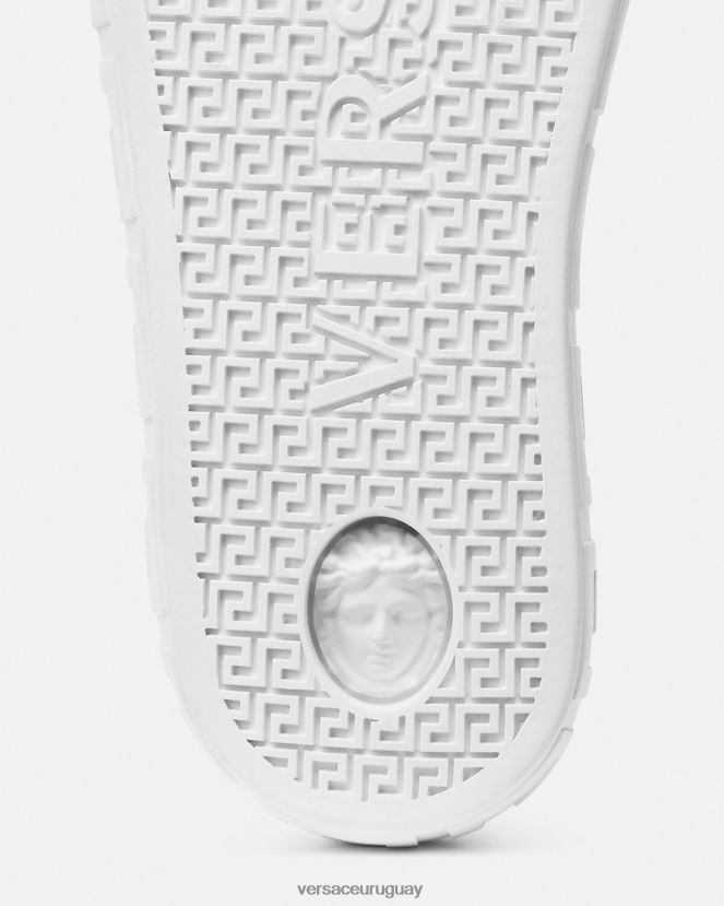 Versace zapatillas con greca barroca y concha hombres imprimir zapato H88R0H1516