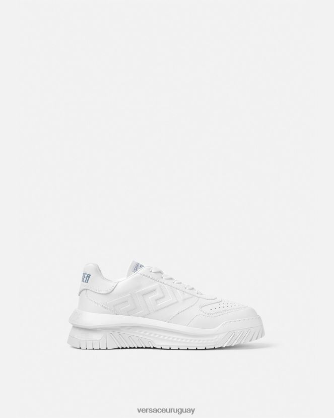 Versace zapatillas greca odissea hombres blanco zapato H88R0H1518