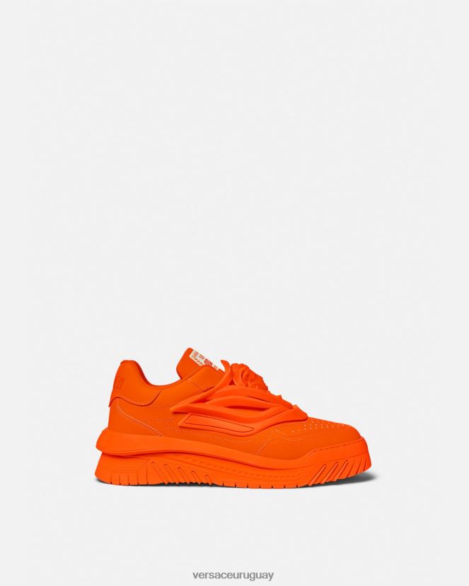 Versace zapatillas odissea hombres naranja zapato H88R0H1538