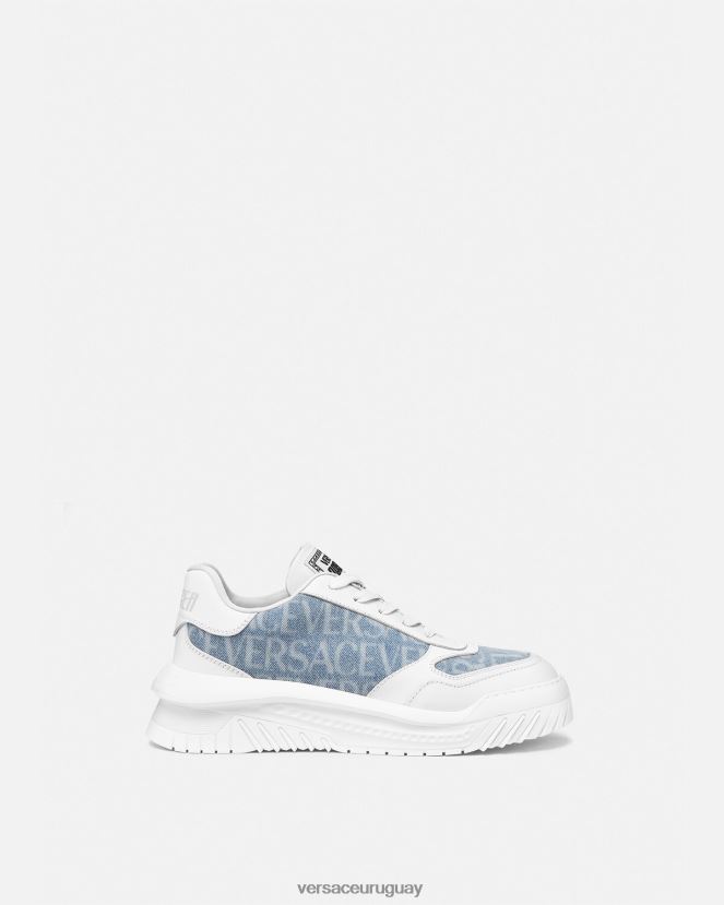 Versace zapatillas odissea integrales hombres blanco zapato H88R0H1514