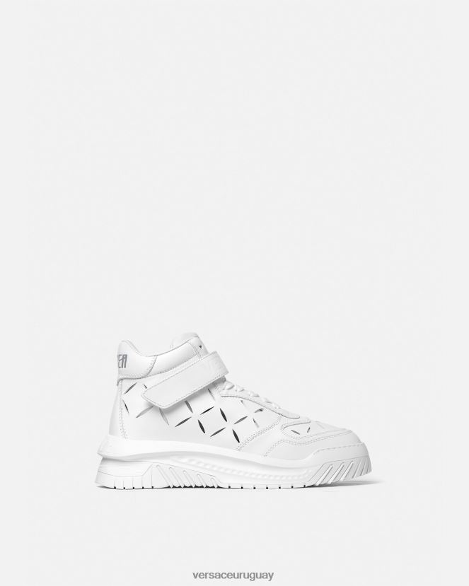 Versace zapatillas odissea recortadas hombres blanco zapato H88R0H1541