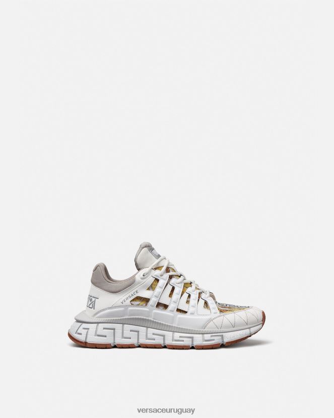 Versace zapatillas trigrecas hombres blanco zapato H88R0H1532