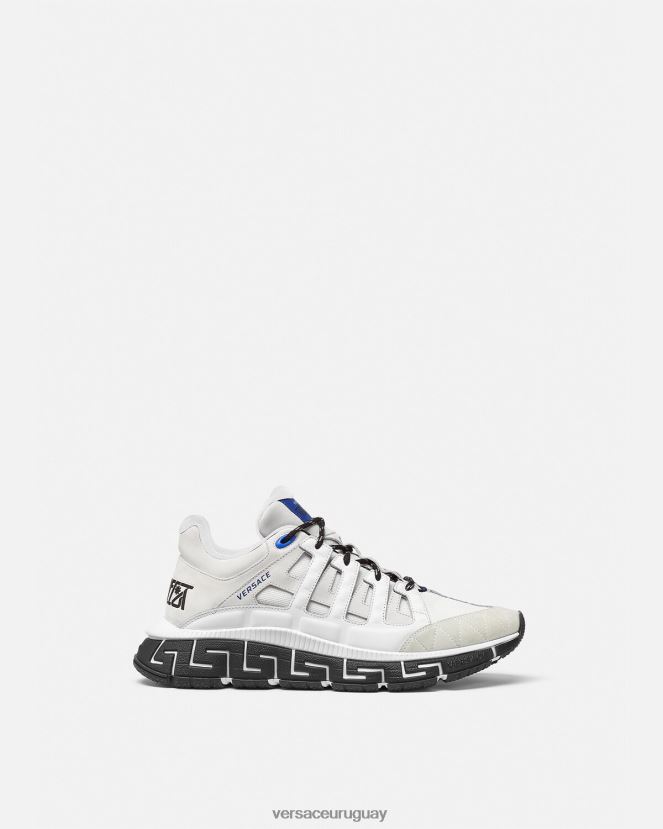 Versace zapatillas trigrecas hombres blanco zapato H88R0H1546