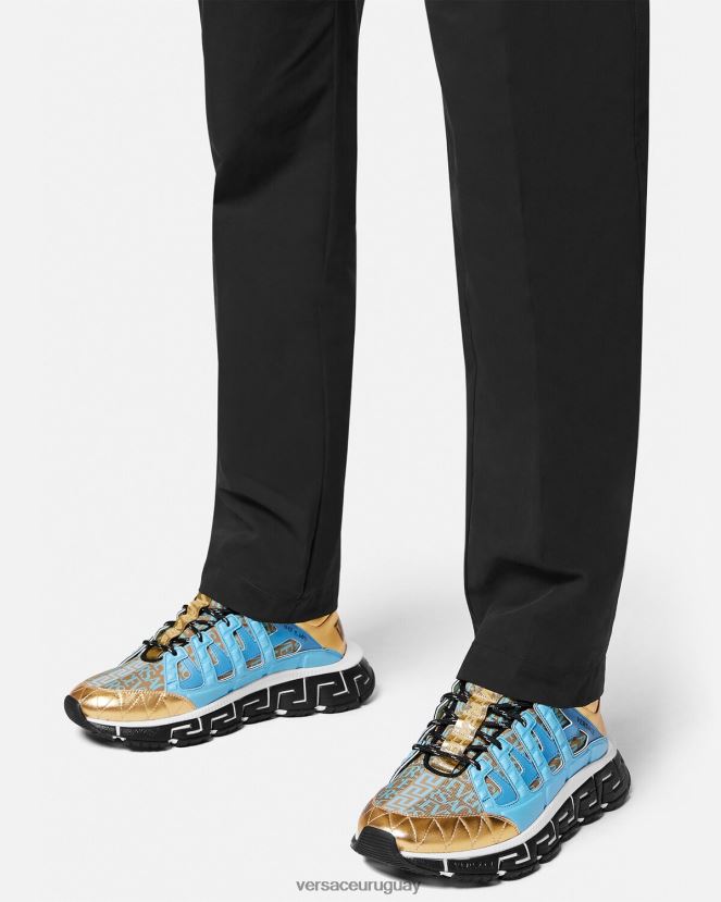 Versace zapatillas trigrecas hombres multicolor zapato H88R0H1511