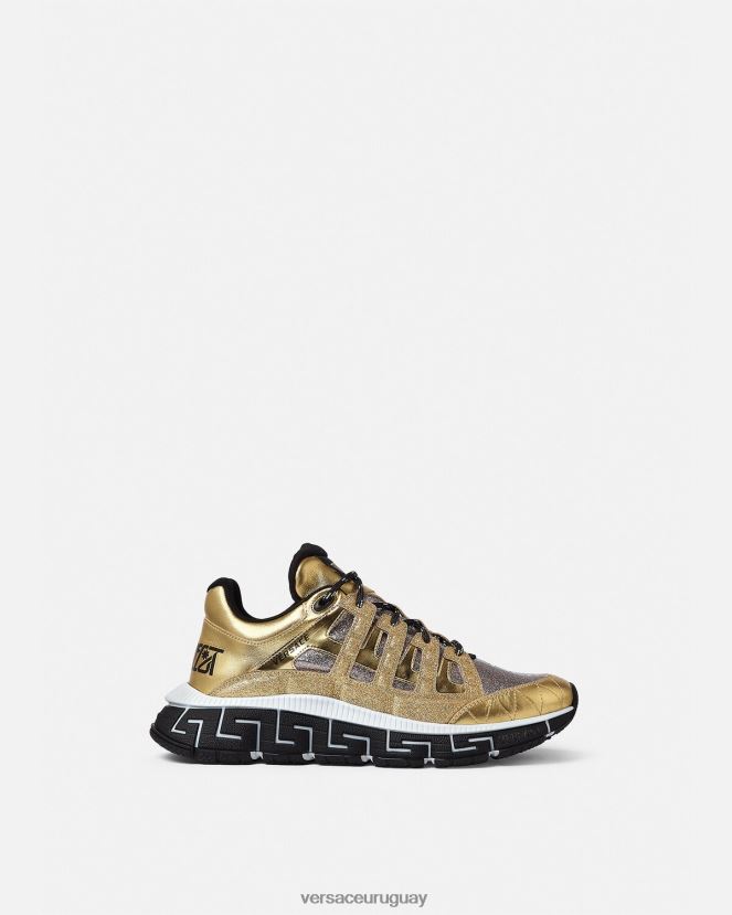Versace zapatillas trigrecas hombres oro zapato H88R0H1531