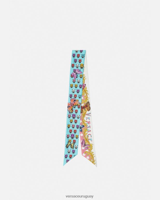 Versace corbata bufanda mariposas mujer imprimir accesorios H88R0H893