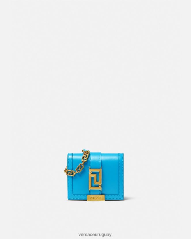 Versace cartera con cadena de diosa Greca mujer un color accesorios H88R0H580