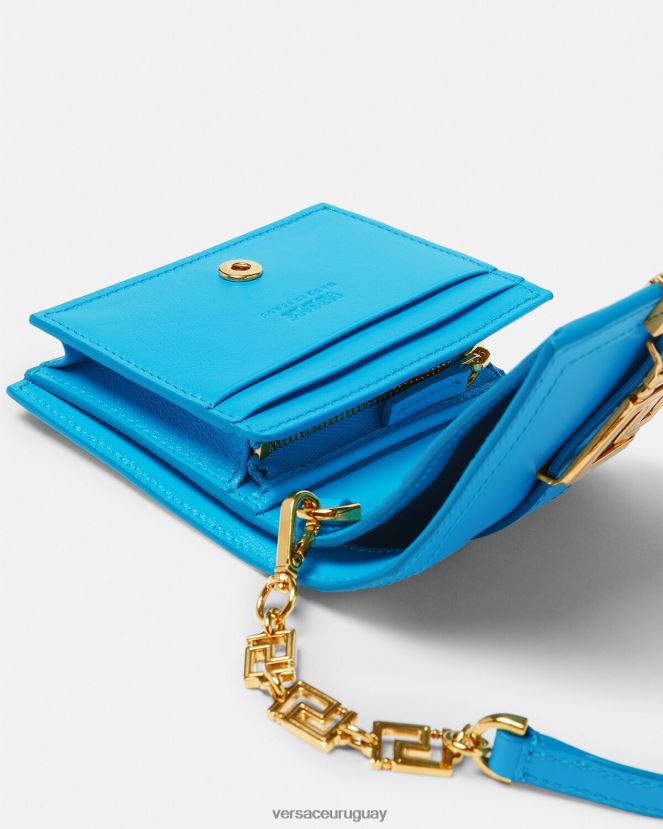 Versace cartera con cadena de diosa Greca mujer un color accesorios H88R0H580