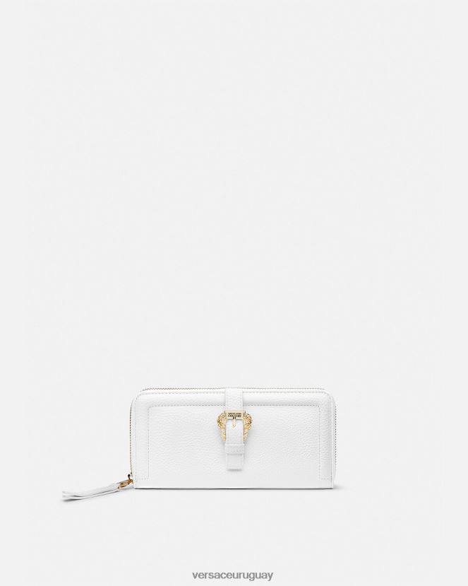 Versace cartera continental couture1 mujer blanco accesorios H88R0H2319