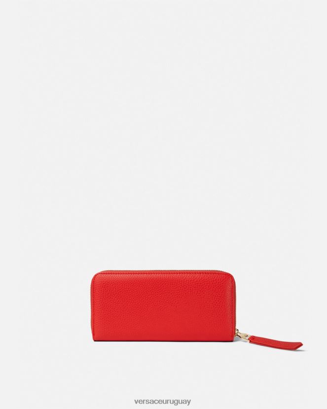 Versace cartera continental couture1 mujer naranja accesorios H88R0H2345