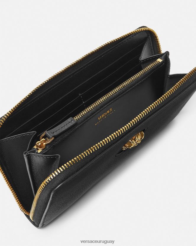 Versace cartera continental la medusa mujer negro accesorios H88R0H573