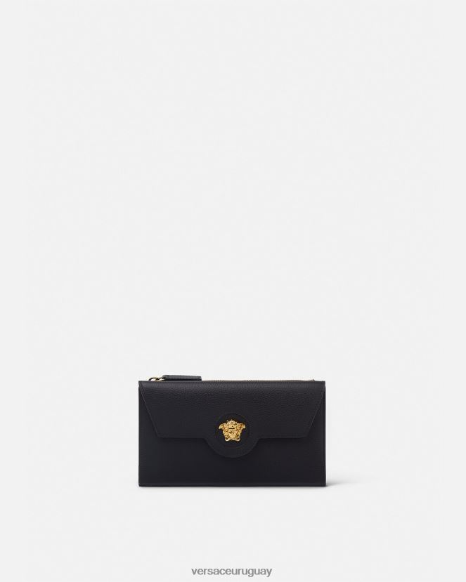 Versace cartera larga la medusa mujer negro accesorios H88R0H574