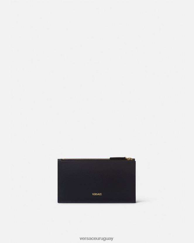 Versace cartera larga la medusa mujer negro accesorios H88R0H574