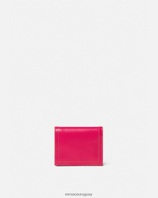 Versace cartera plegable con Greca Diosa mujer rosa accesorios H88R0H560