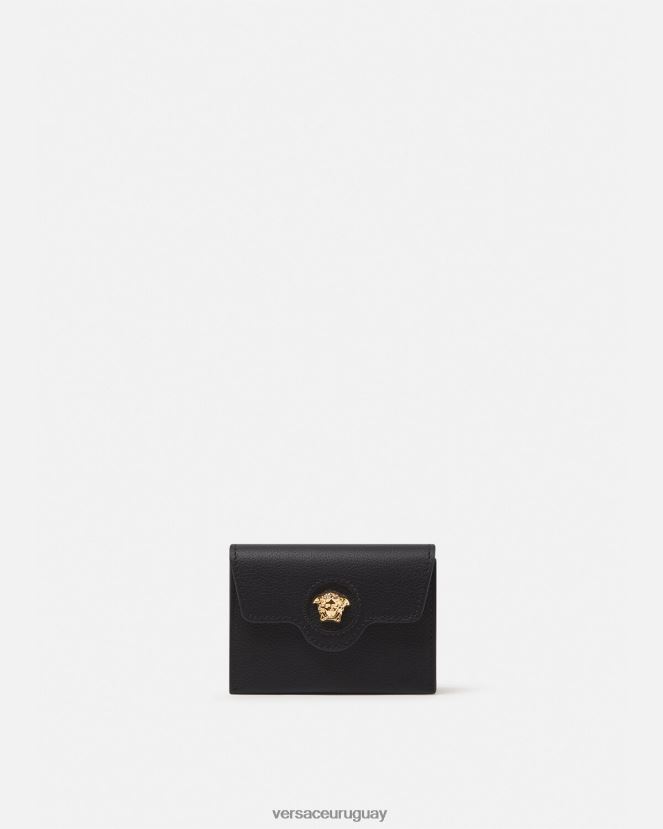 Versace tarjetero con medusa mujer negro accesorios H88R0H572