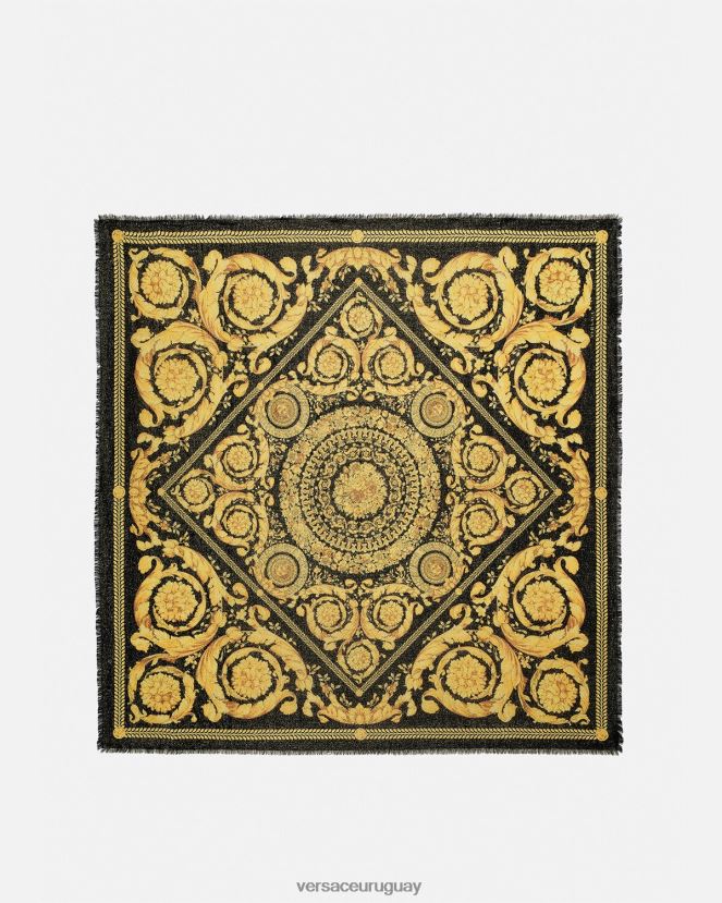 Versace chal barroco con flecos mujer imprimir accesorios H88R0H901