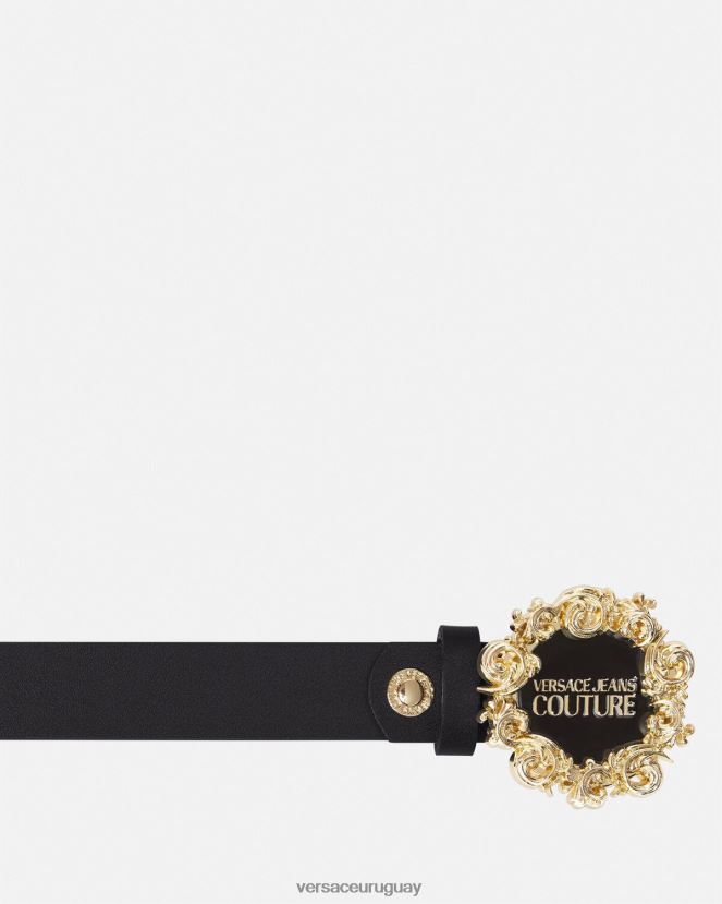 Versace alta costura 1 cinturón mujer negro accesorios H88R0H2337