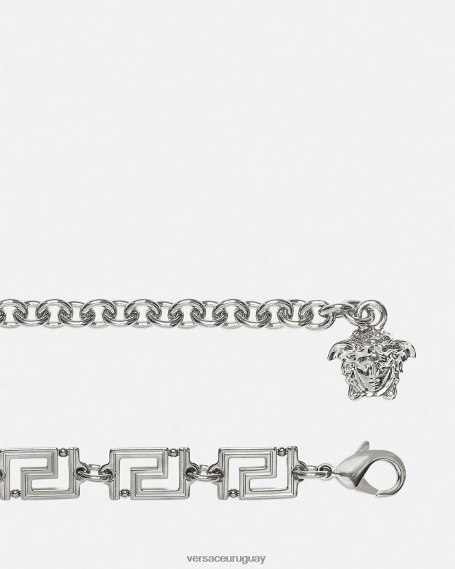 Versace cinturón con cadena de diosa Greca mujer metálico accesorios H88R0H518