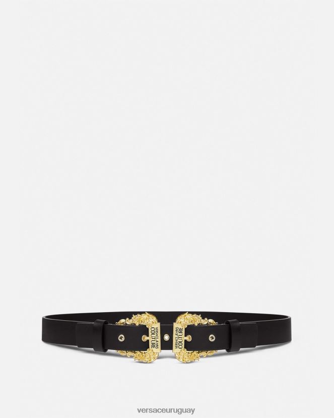 Versace cinturón de alta costura1 mujer negro accesorios H88R0H2325