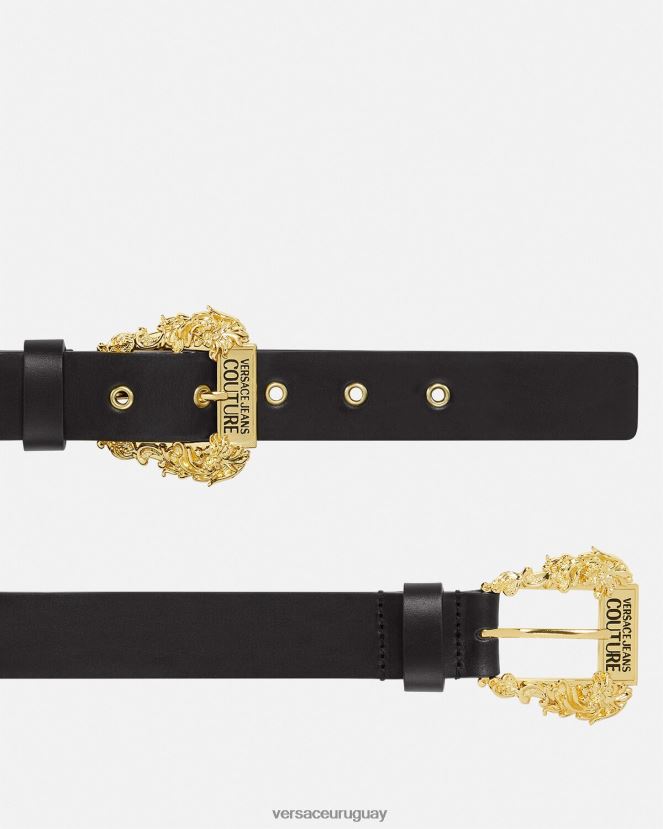 Versace cinturón de alta costura1 mujer negro accesorios H88R0H2325