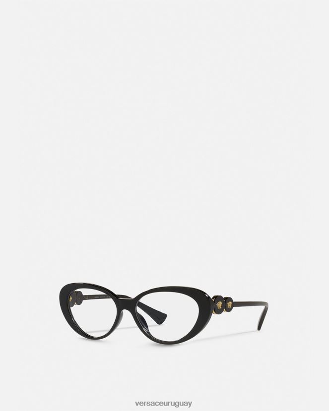 Versace gafas cat-eye con doble Medusa mujer negro accesorios H88R0H706