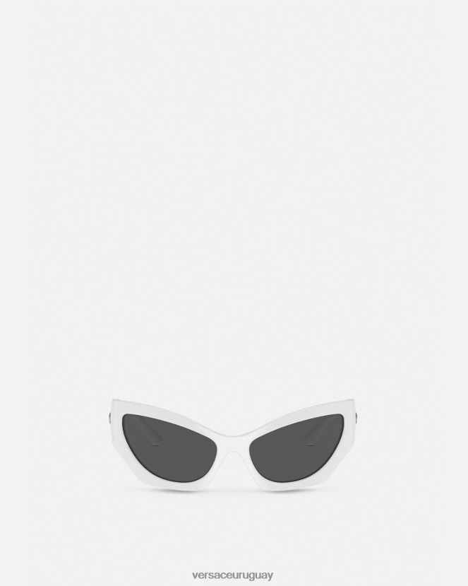 Versace gafas de sol cat-eye con Medusa mujer blanco accesorios H88R0H586