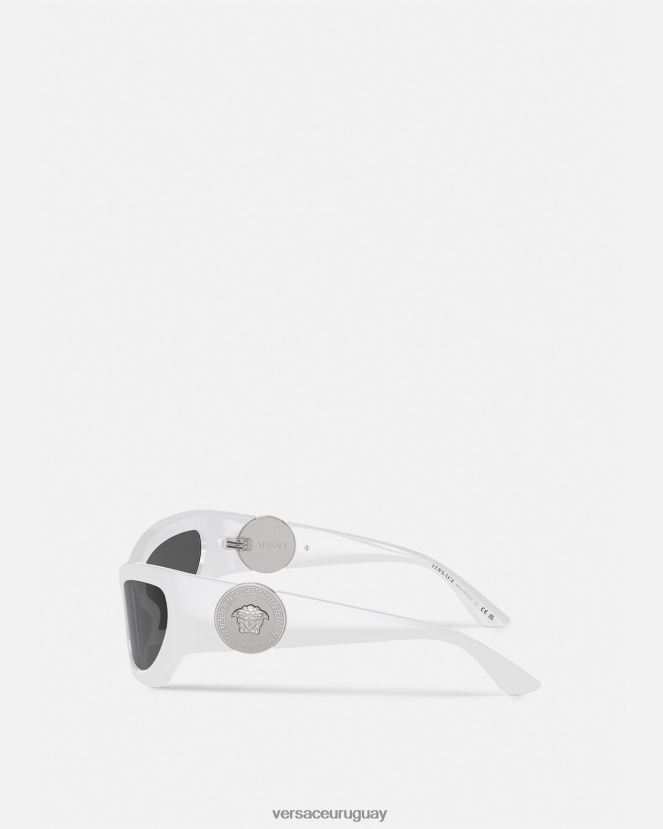 Versace gafas de sol cat-eye con Medusa mujer blanco accesorios H88R0H586