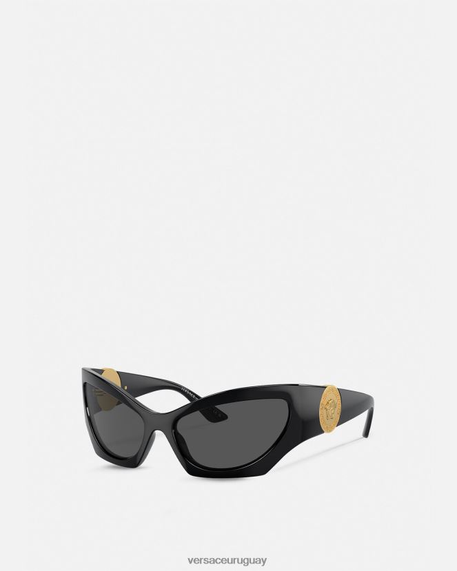 Versace gafas de sol cat-eye con Medusa mujer negro accesorios H88R0H587