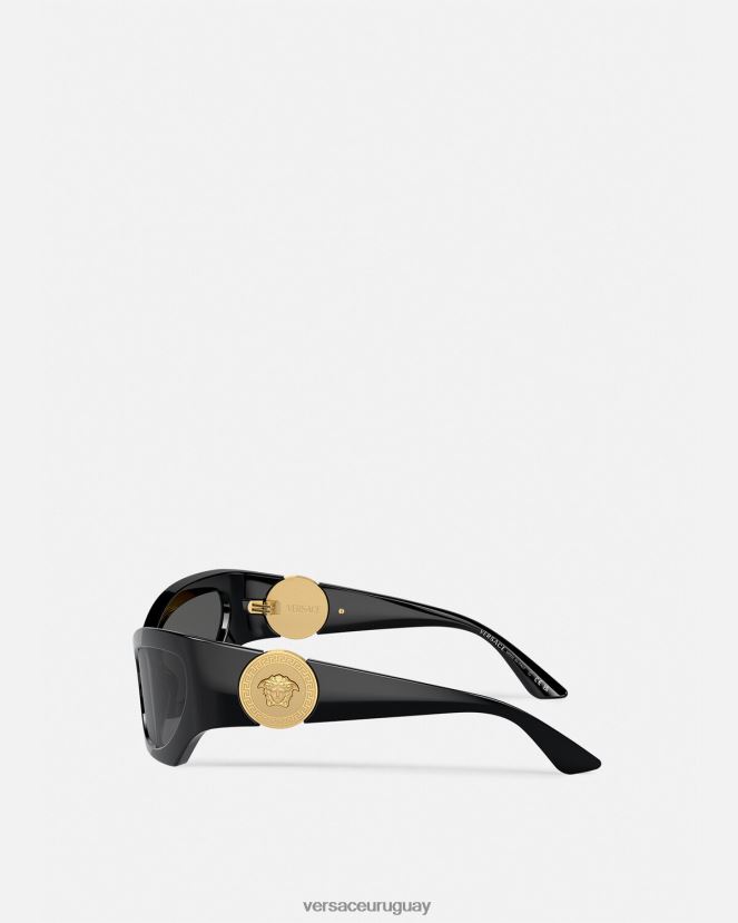 Versace gafas de sol cat-eye con Medusa mujer negro accesorios H88R0H587