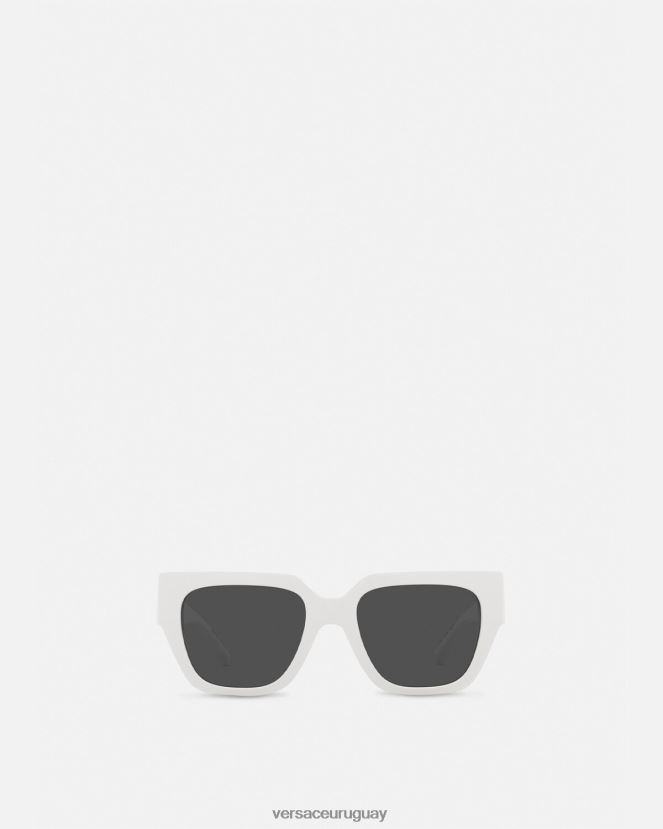 Versace gafas de sol con cadena de medusa mujer blanco accesorios H88R0H662