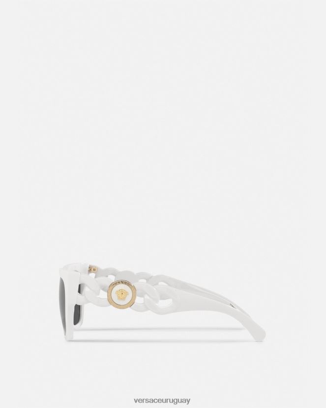 Versace gafas de sol con cadena de medusa mujer blanco accesorios H88R0H662