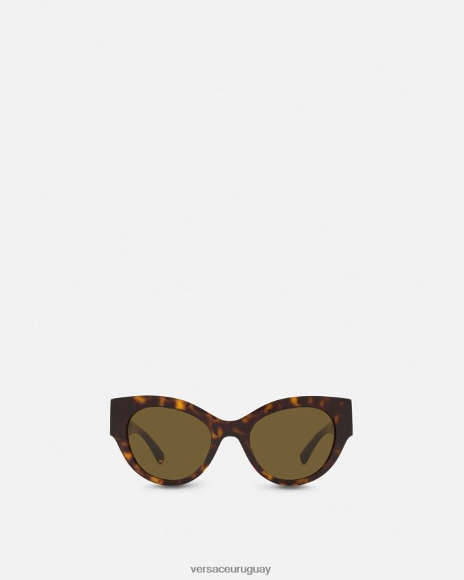 Versace gafas de sol con cadena de medusa mujer rojo accesorios H88R0H704