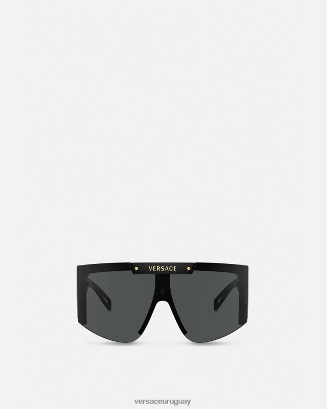 Versace gafas de sol con escudo y icono de medusa mujer negro accesorios H88R0H670