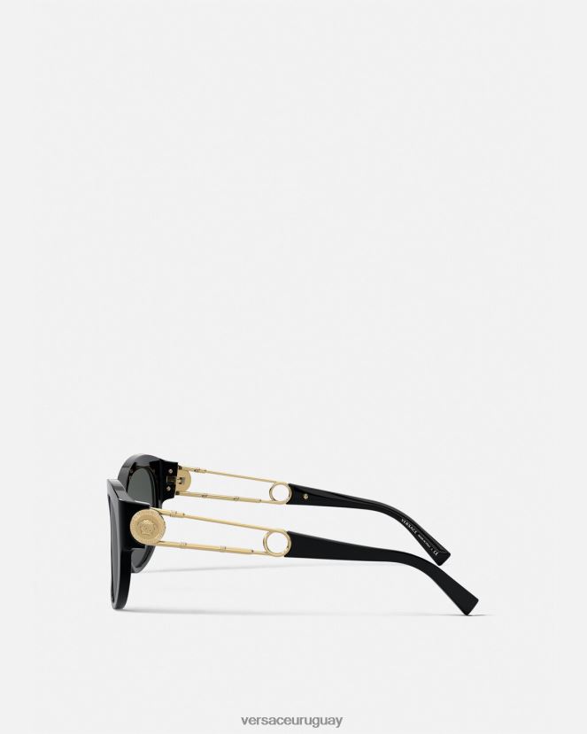 Versace gafas de sol con imperdible mujer negro accesorios H88R0H688