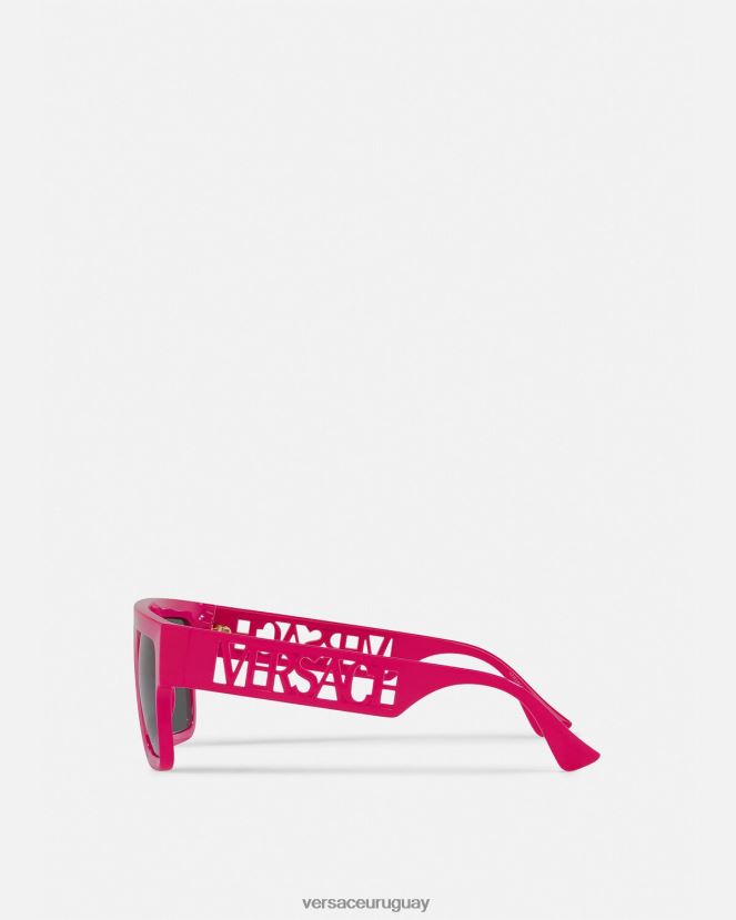 Versace gafas de sol con logo vintage de los 90 mujer fucsia accesorios H88R0H690