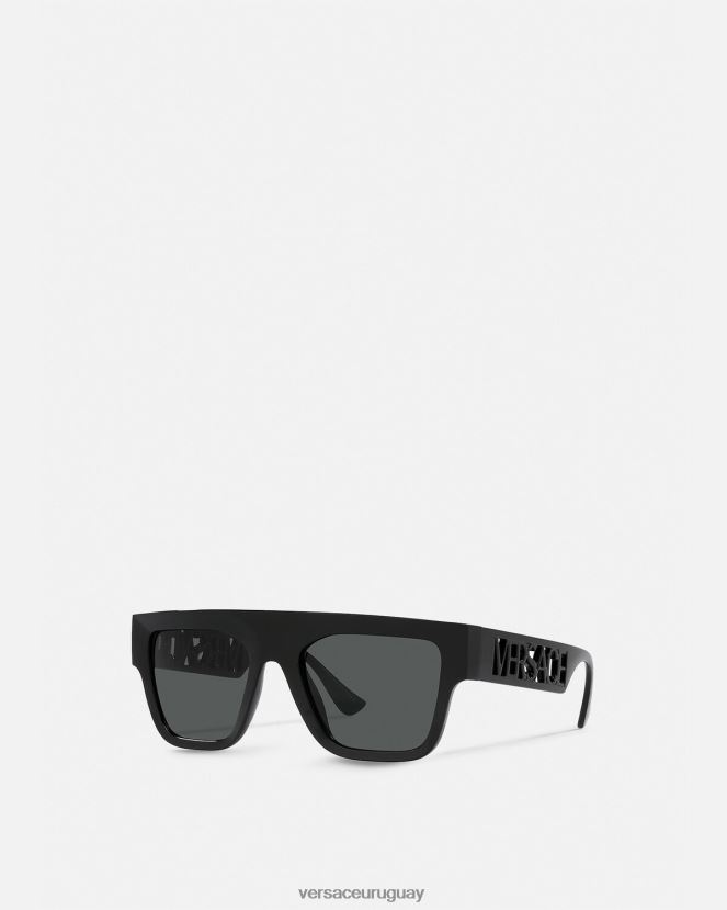 Versace gafas de sol con logo vintage de los 90 mujer negro accesorios H88R0H618