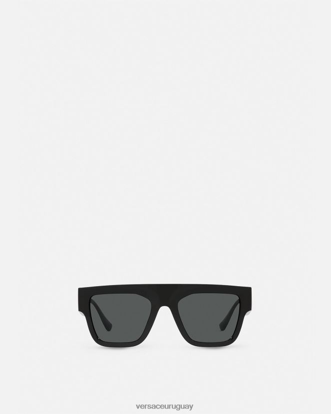 Versace gafas de sol con logo vintage de los 90 mujer negro accesorios H88R0H618