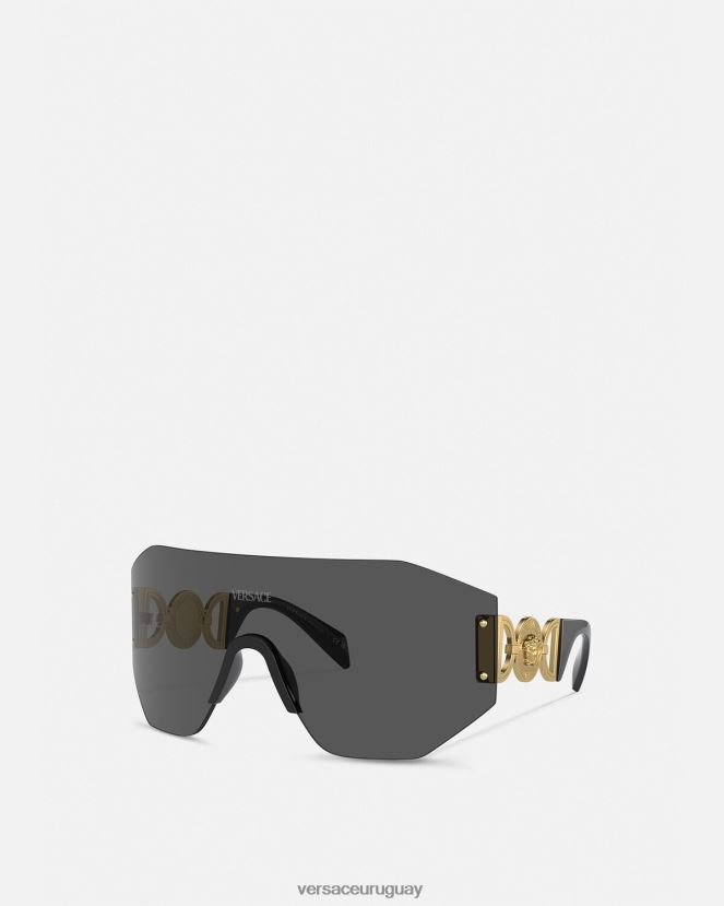Versace gafas de sol con máscara de medusa '95 mujer negro accesorios H88R0H607