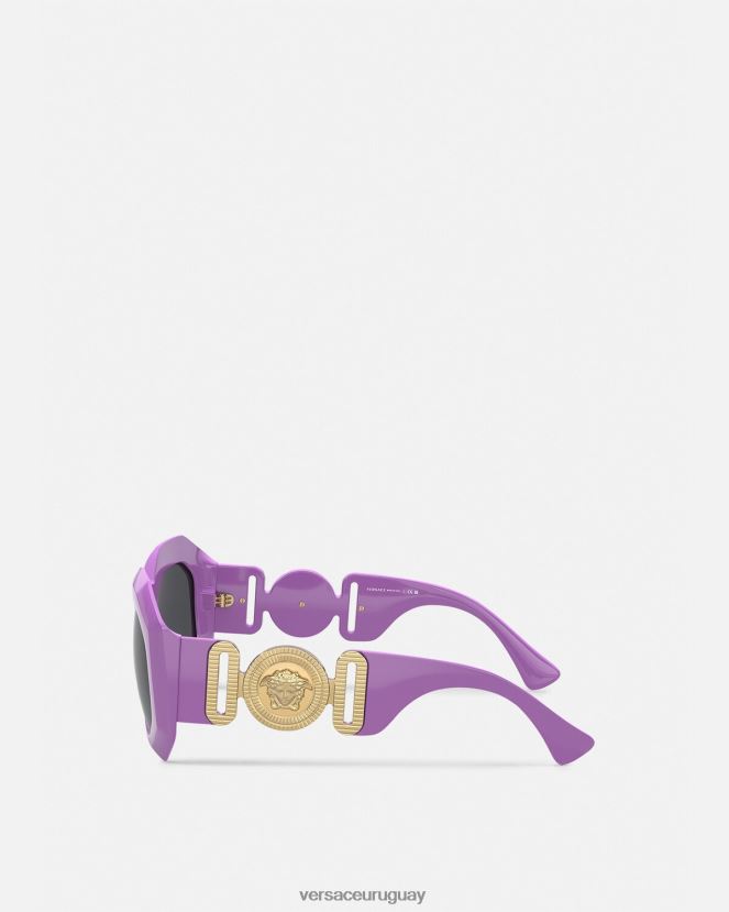 Versace gafas de sol cuadradas maxi medusa biggie mujer Violeta accesorios H88R0H636