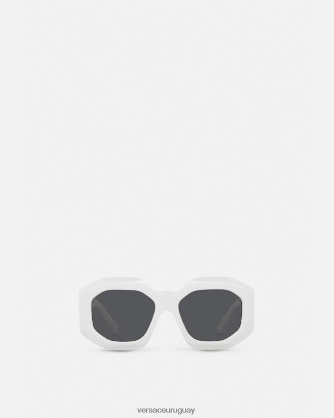 Versace gafas de sol cuadradas maxi medusa biggie mujer blanco accesorios H88R0H634