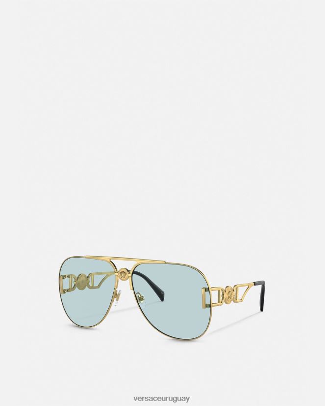 Versace gafas de sol estilo piloto medusa biggie mujer onul accesorios H88R0H596