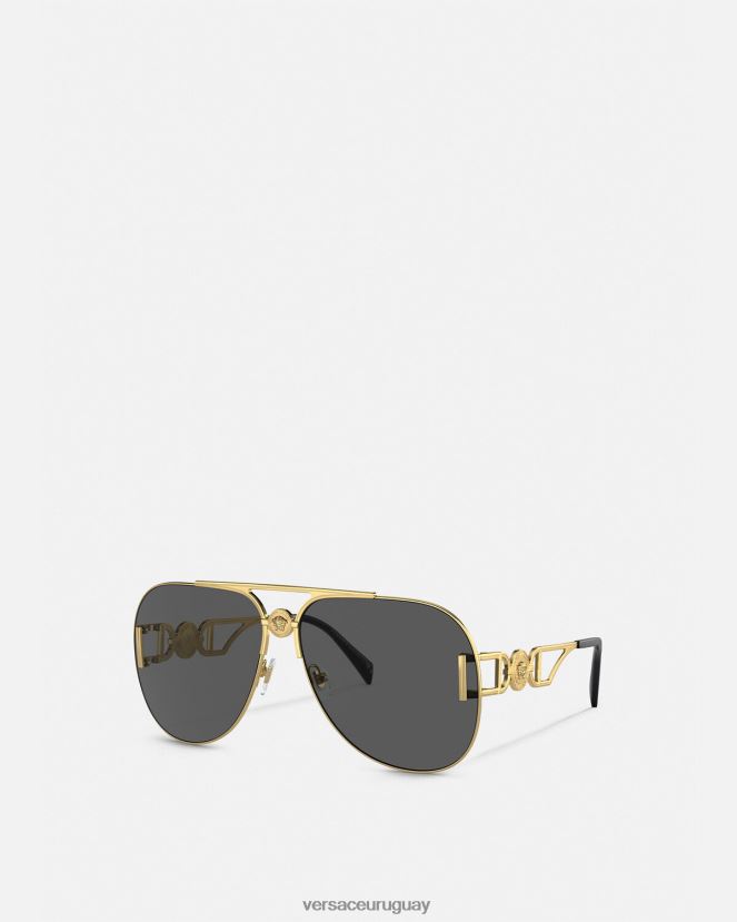 Versace gafas de sol estilo piloto medusa biggie mujer onul accesorios H88R0H597