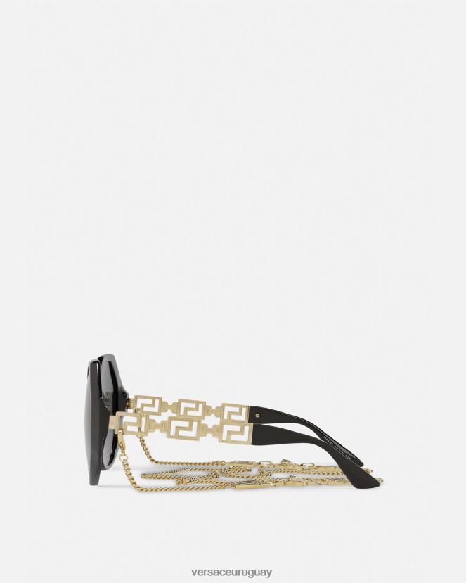 Versace gafas de sol greca ajuste adicional mujer negro accesorios H88R0H685