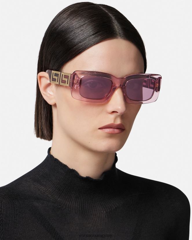Versace gafas de sol greca infinitas mujer rosa accesorios H88R0H601